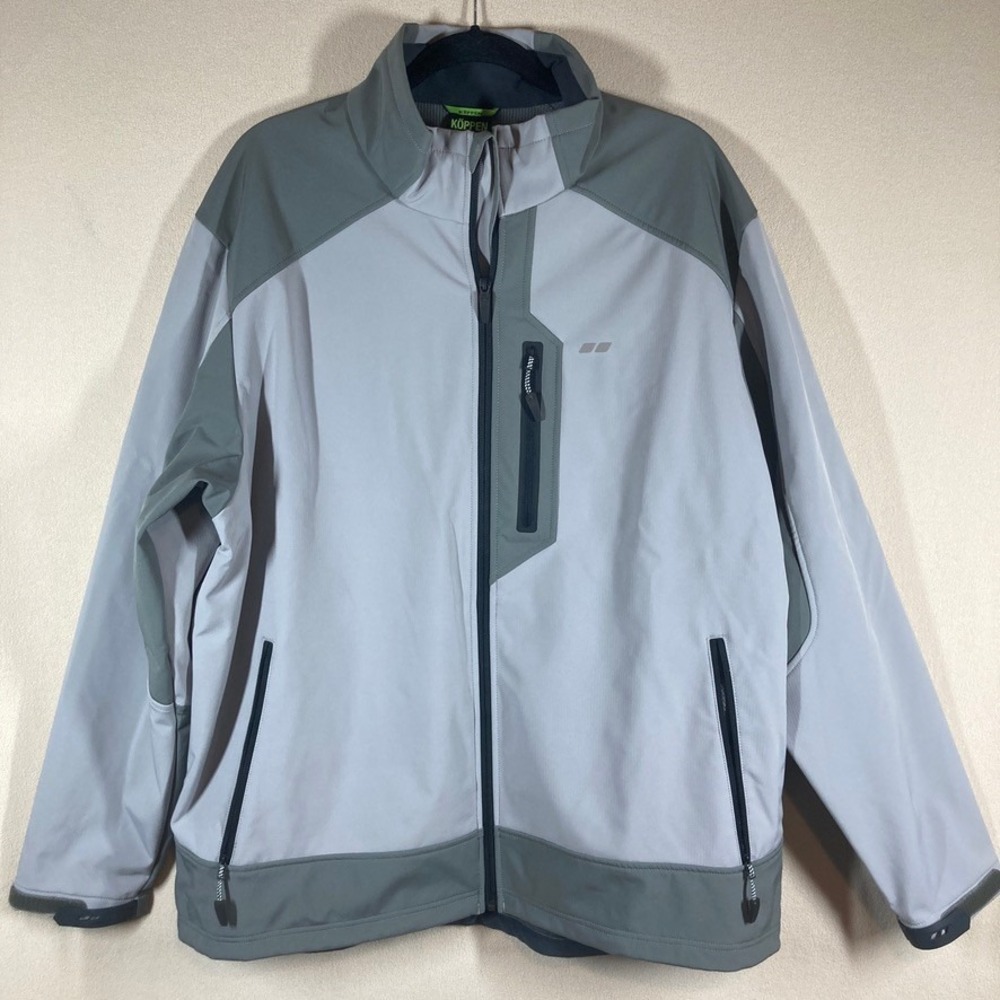 Köppen Men's Jacket XXL Grey Outdoor Gorpcore Activewear Golf‎ Walk Hike Camp